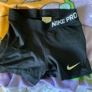 COPY - Black Nike Pro Shorts Dry Fit